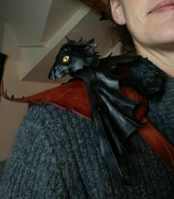 noir chardon, le bébé dragon de kaliest !